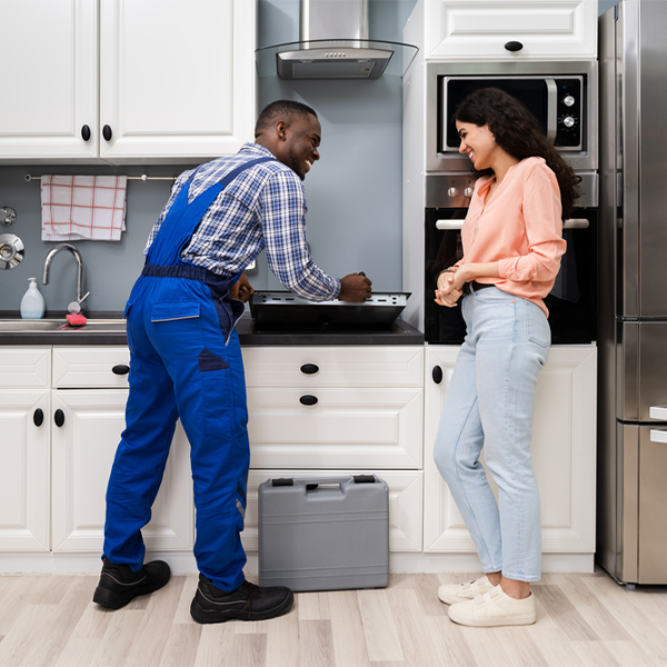 can you provide an estimate for cooktop repair before beginning any work in Brainardsville